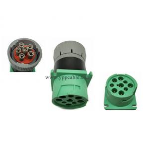 Green Type 2  J1939  9pin   to 6pin J1708 Adapter