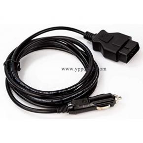 Car OBDII Emergency Power Supply Cable OBD2 Male to Cigarette Lighter Memory Saver Adapter Cable 