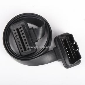 OBD2 Male to Female Flat Cable Extension Cable Car Computer Extension Cable 16 pins 16 cores all energized