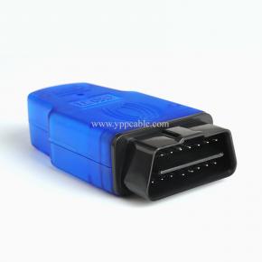 Automotive OBD2 Male Connector Fingerprint Housing OBD Plug J1962M without wire